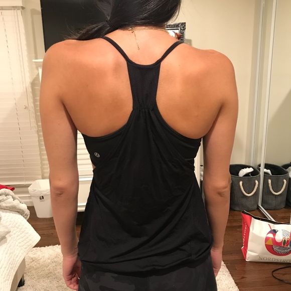 BLACK LULULEMON Tank Top – SZ 4 - Picture 3 of 7